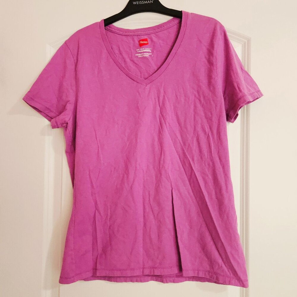 Hanes Purple Tee
